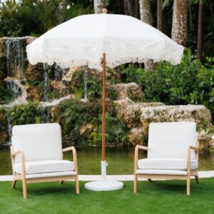 Retro Natural Linen Armchair