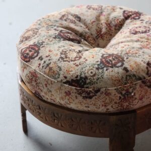 Round Boho Ottoman