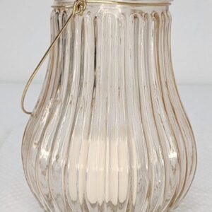 Peach Glass Lantern