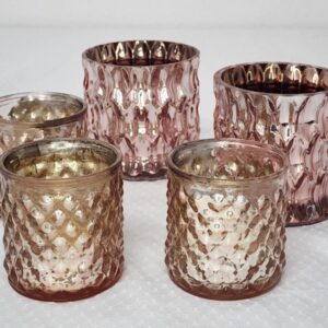 Rose Gold Votives
