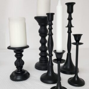 Black Collection Candlesticks