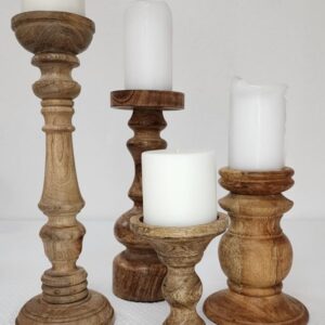 Wood Candelabras