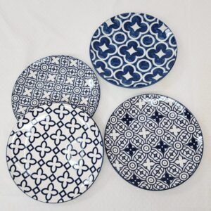 Vintage Blue China Collection Side Plates