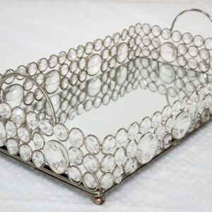Rectangular Mirrored Tray