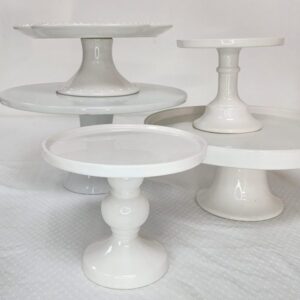 White Collection Stands