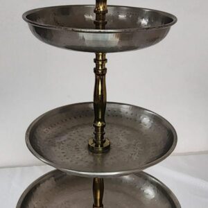 Silver Vintage Tiered Stand