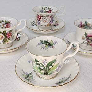 Assorted Vintage Tea Cups Set