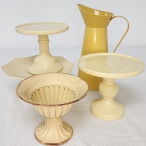 Yellow Collection Table Deco