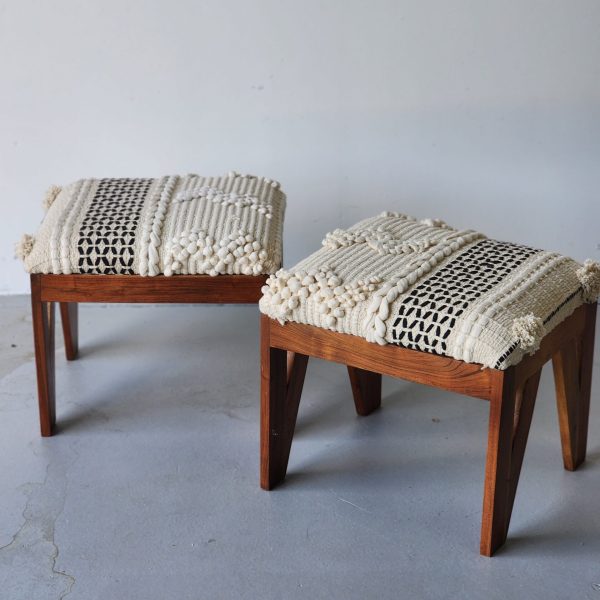 Square Boho Ottomans Bossa Event