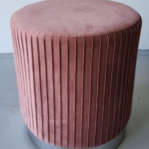 Marsala Velvet Ottoman