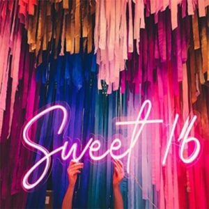 “Sweet 16″ Neon Sign 24″ x 11”