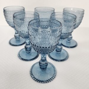 Dusty Blue Vintage Goblets