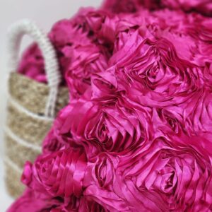 Pink Satin Tablecloth