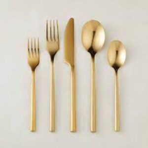 Golden Unique Flatware
