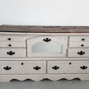 60"X33"X17" Shabby Chic Vintage Dresser