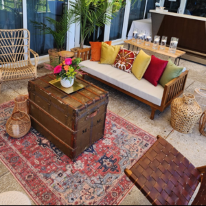 Summer Lounge With Vintage Trunk