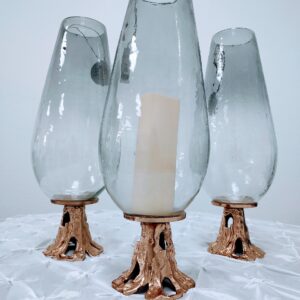 Golden Brass Candle Holders