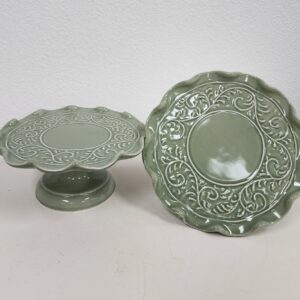 Mint Green Vintage Italian Sweets Stands