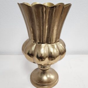 Gold Metal Vase