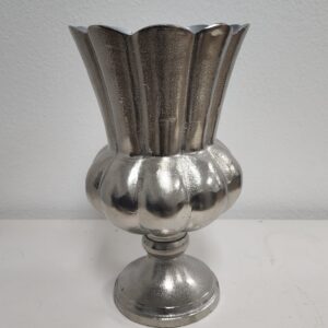 Silver Metal Vase