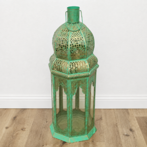 Moroccan Vintage Green Lantern