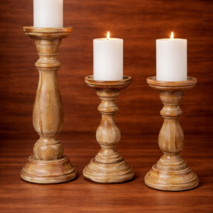 Rustic Candlesticks