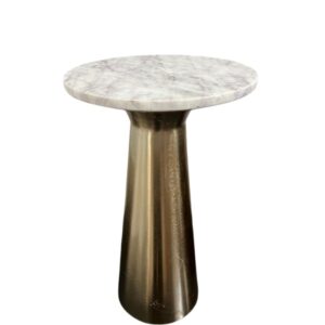 Arielle Gold Marble Side Table
