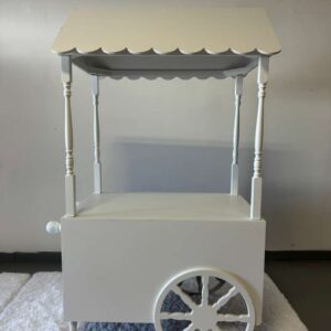 Vintage White Candy Cart