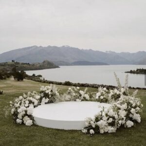White Ceremony Platform