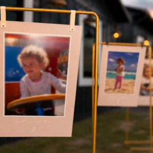 Floating Photo Gallery Display