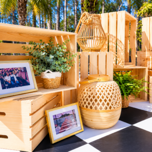 Wooden Lounge Display Set