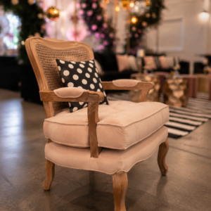 Elegant Cane Armchair