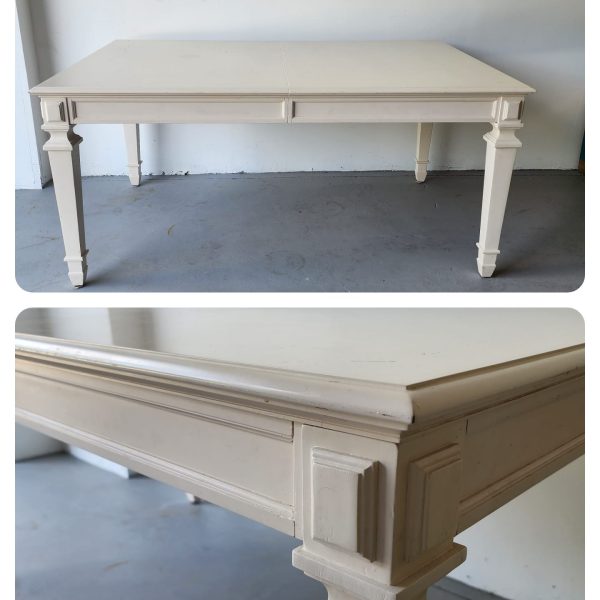 white table